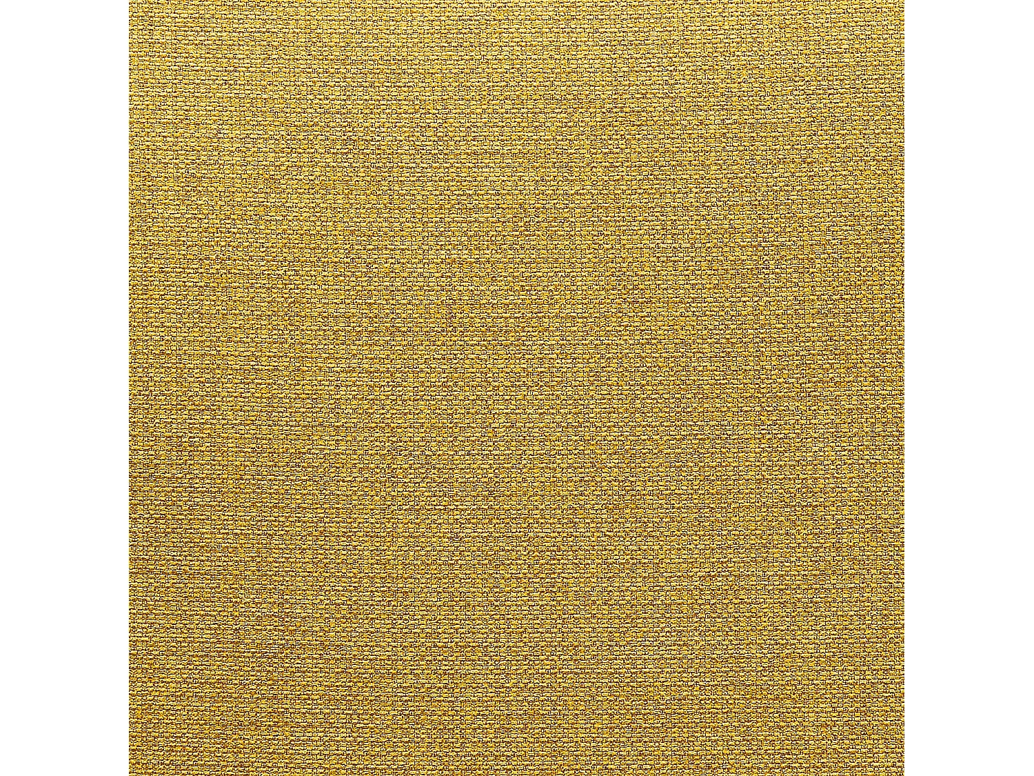 Lot de 2 chaises en tissu et métal - Jaune moutarde