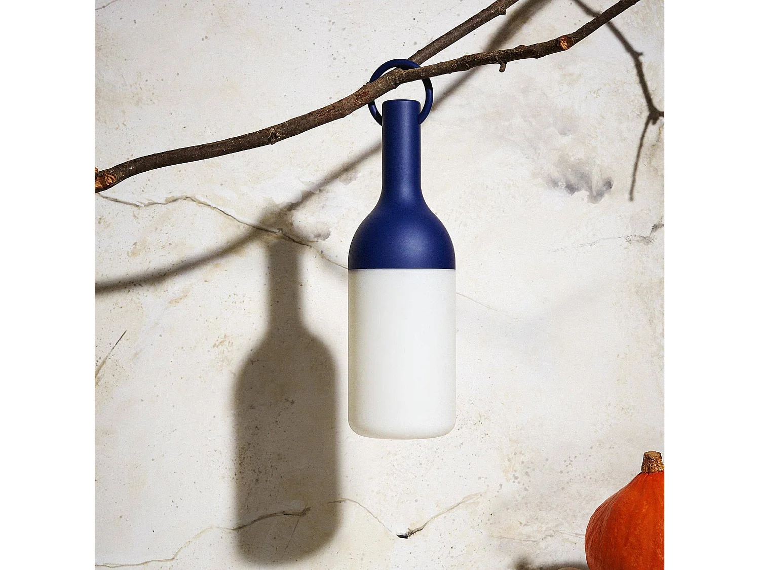 Lampada portatile in plastica blu - Elo