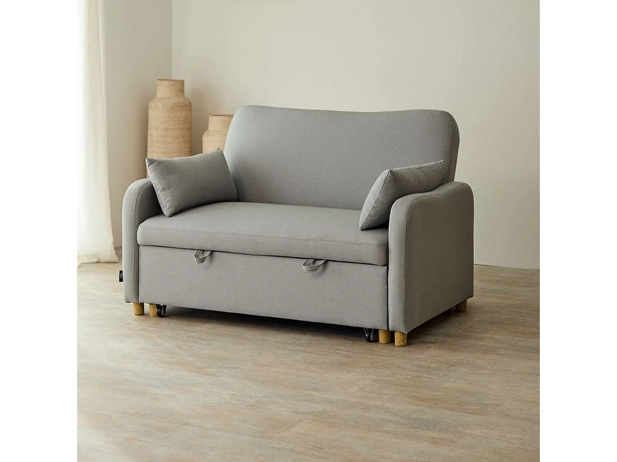 Sofá Cama  Buddy 2 Gris - Nalui