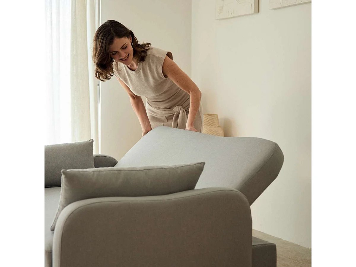 Sofá Cama  Buddy 2 Gris - Nalui