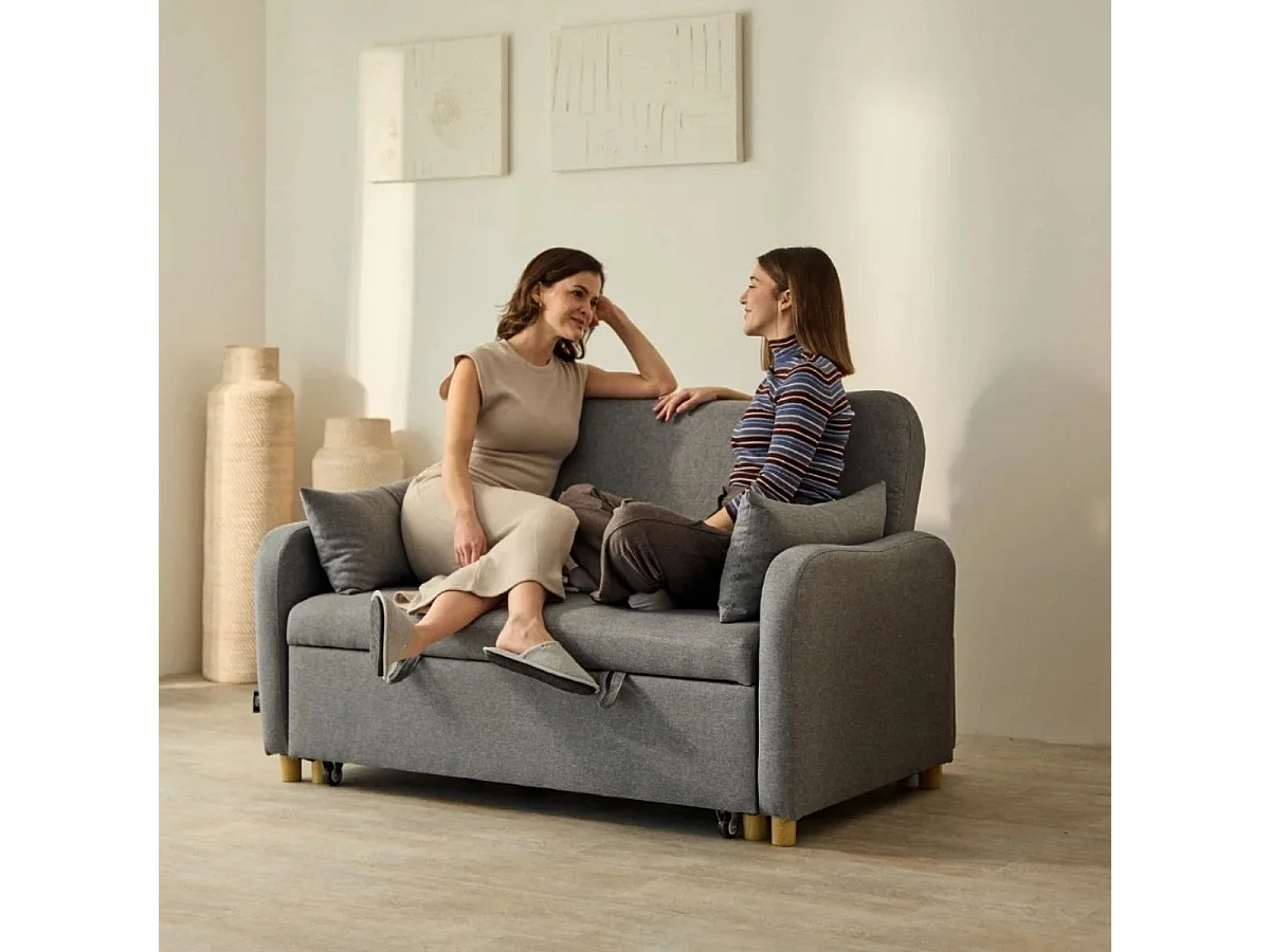 Sofá Cama  Buddy 2 Gris Marengo - Nalui