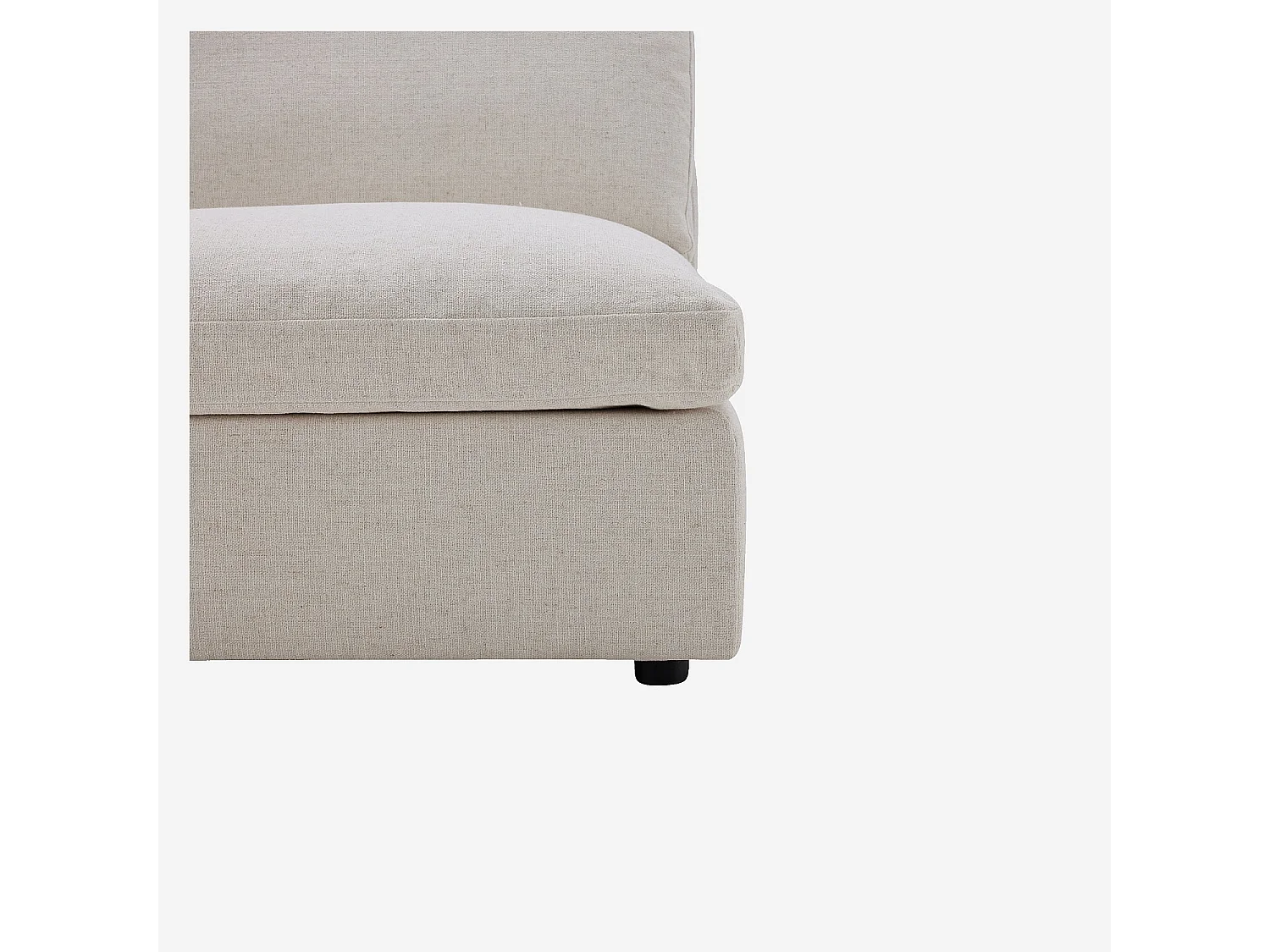 Chauffeuse en tissu - Ivoire