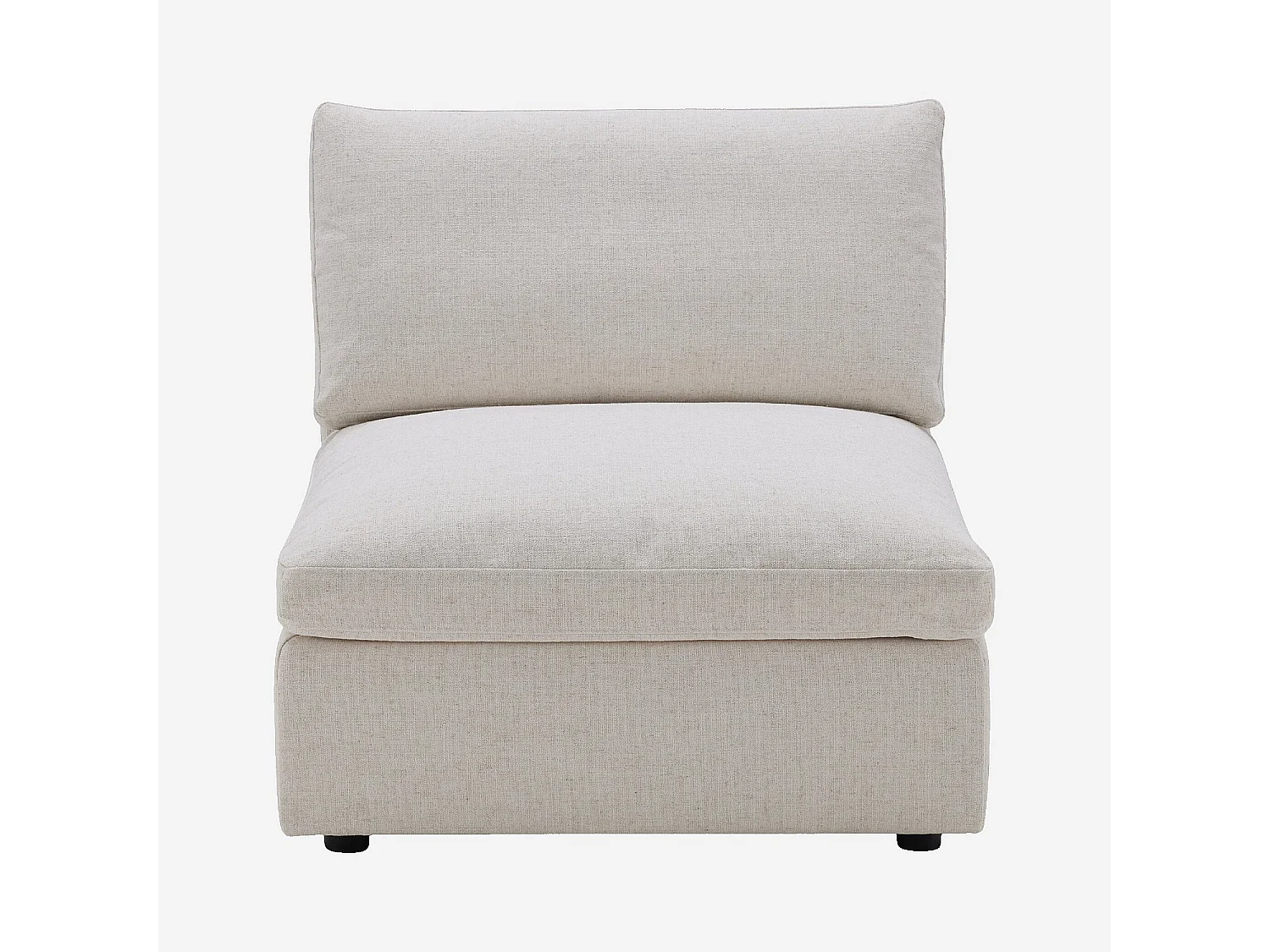 Chauffeuse en tissu - Ivoire