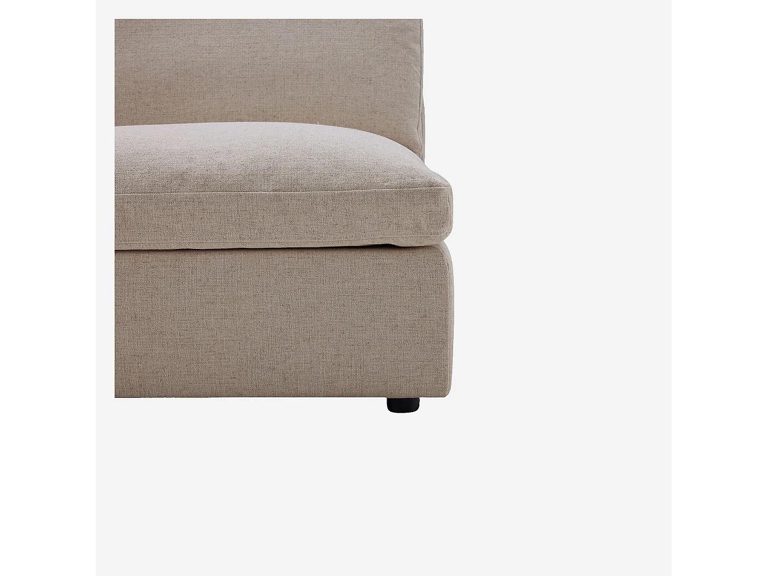 Chauffeuse en tissu - Taupe