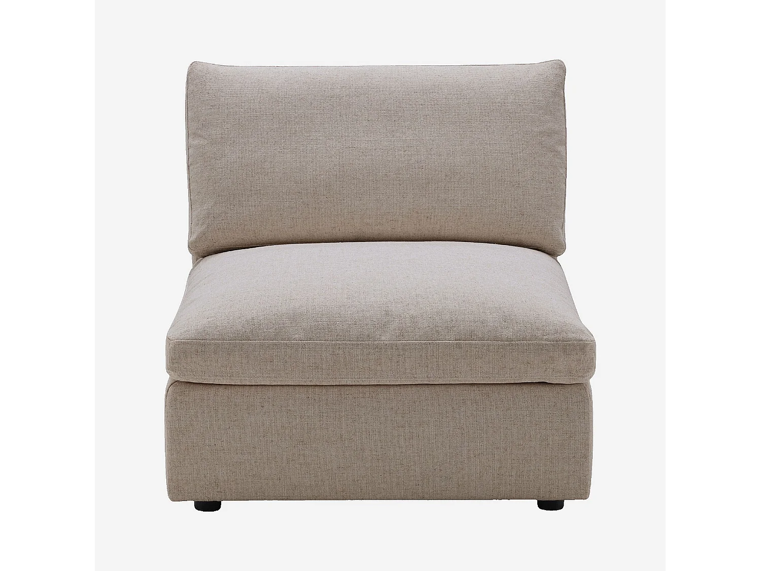 Chauffeuse en tissu - Taupe