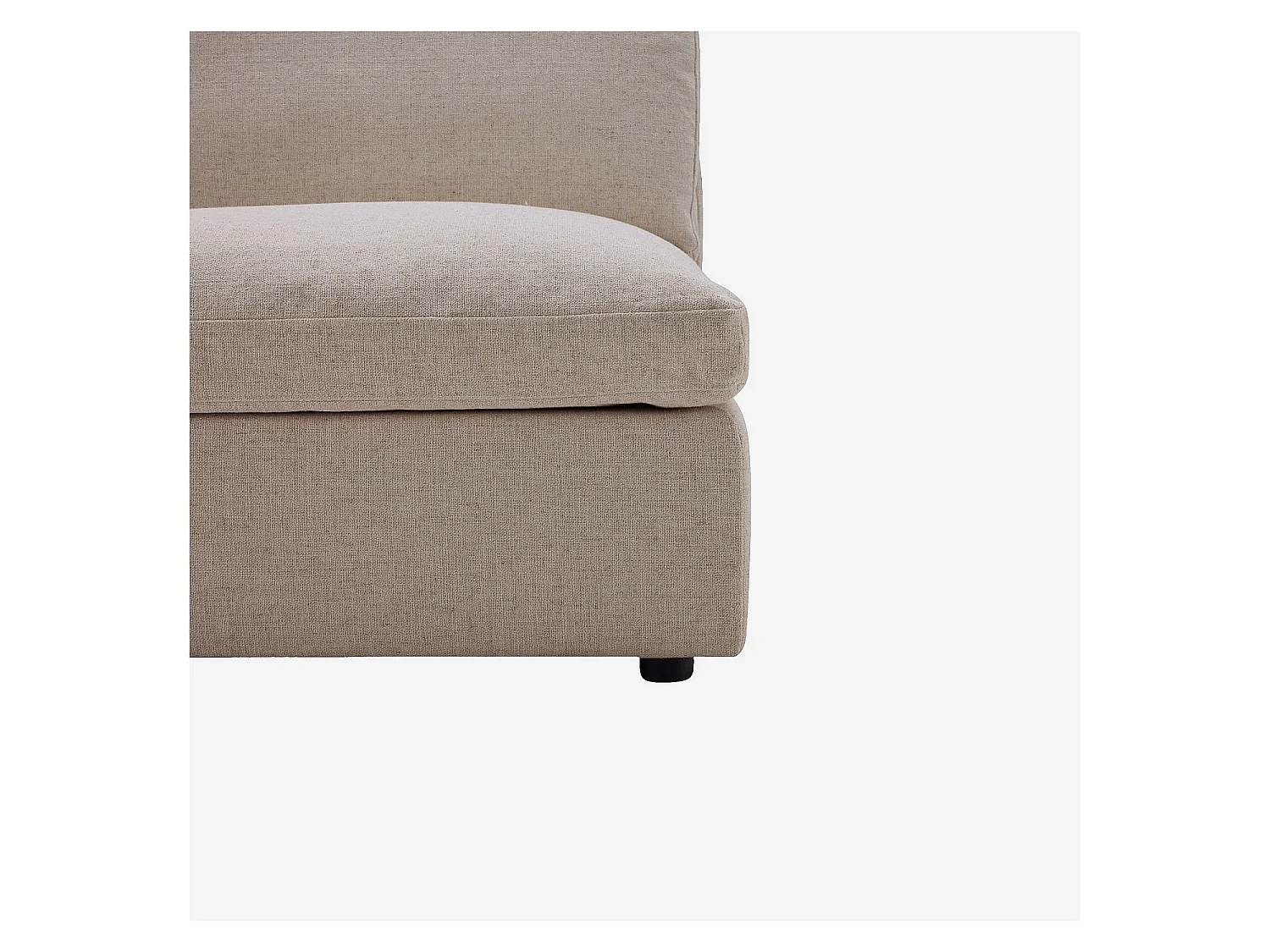 Habitat - Chauffeuse en tissu - Taupe - Lavinio