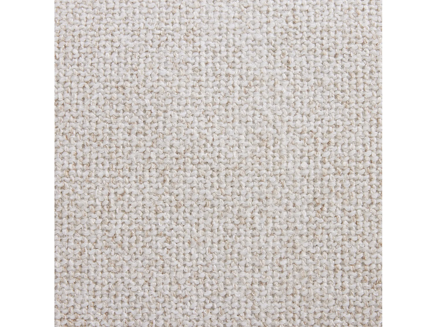 Canapé 3 places en tissu chenille et pieds en bois - Beige mélangé