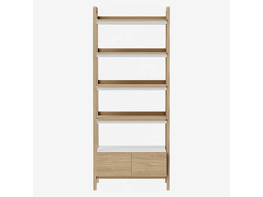 Habitat - Etagère en chêne - Naturel - Design by Adrien Carvès - Sebastien