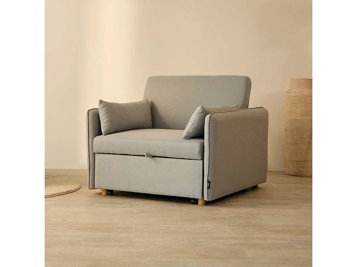 Sillón Cama  Nest 1 Gris - Nalui