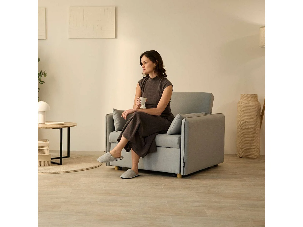 Sillón Cama  Nest 1 Gris - Nalui