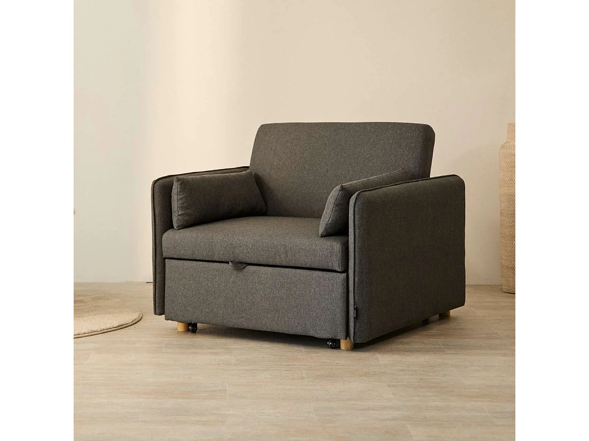 Sillón Cama  Nest 1 Gris Antracita - Nalui