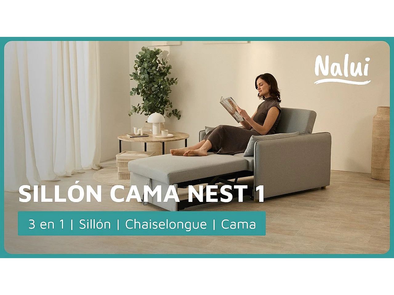 Sillón Cama  Nest 1 Azul Marino - Nalui