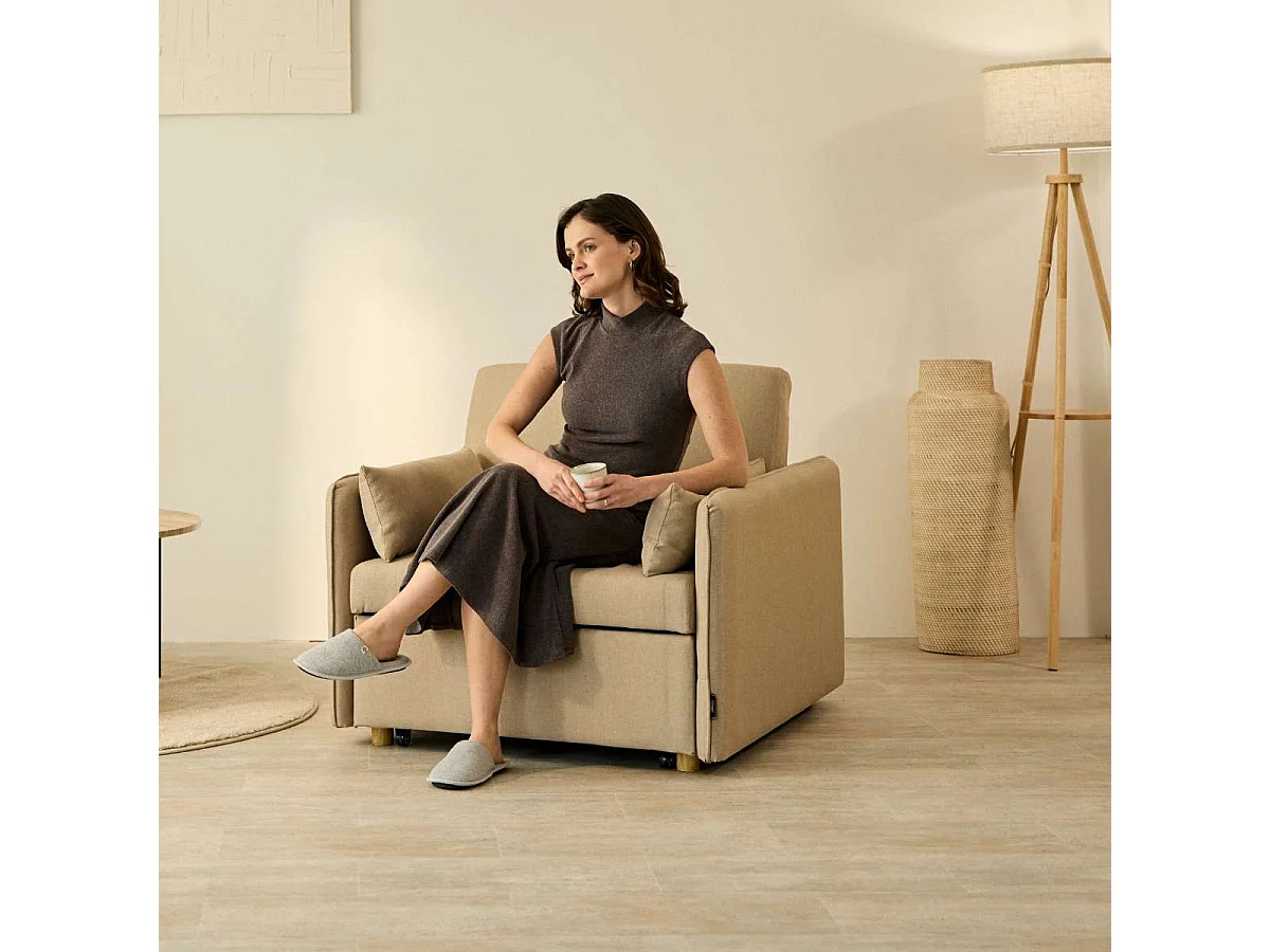 Sillón Cama  Nest 1 Beige - Nalui