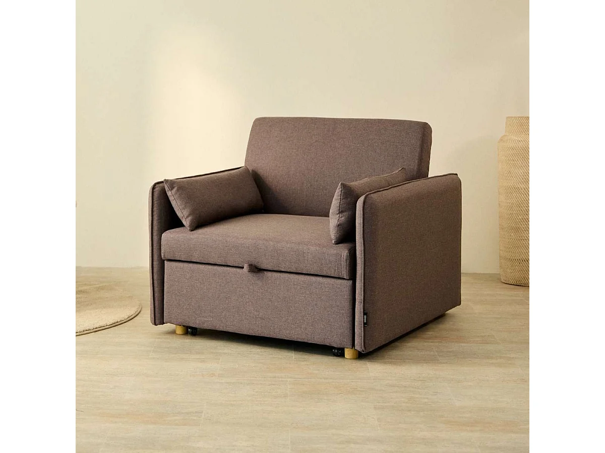 Sillón Cama  Nest 1 Marrón Chocolate - Nalui