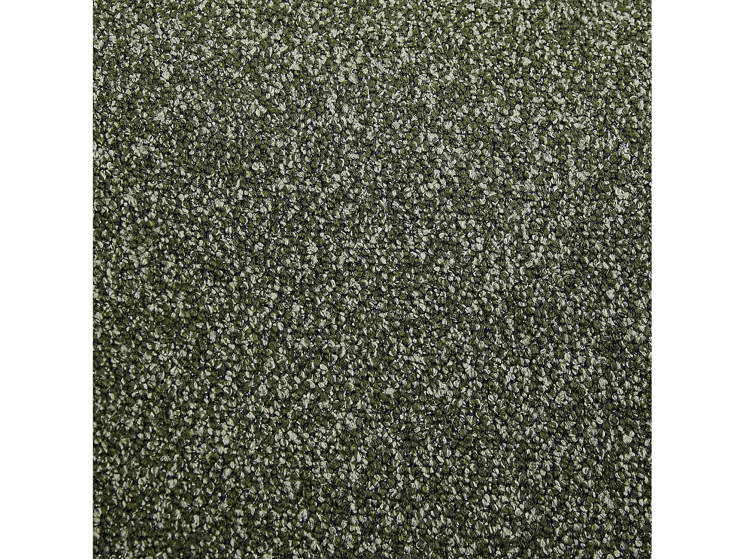 Habitat - Fauteuil loveuse pivotant en tissu texturé - Vert sapin - Mayera