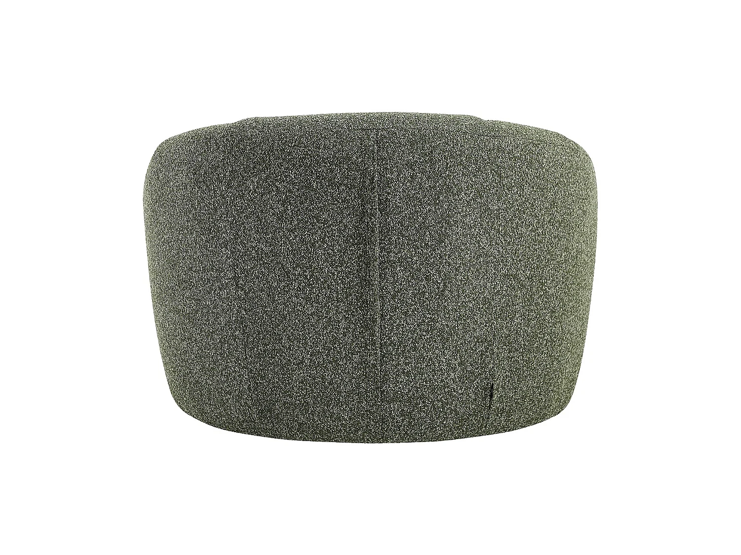 Habitat - Fauteuil loveuse pivotant en tissu texturé - Vert sapin - Mayera