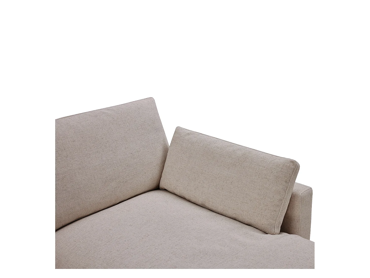 Habitat - Méridienne coffre réversible en tissu - Taupe - Lavinio