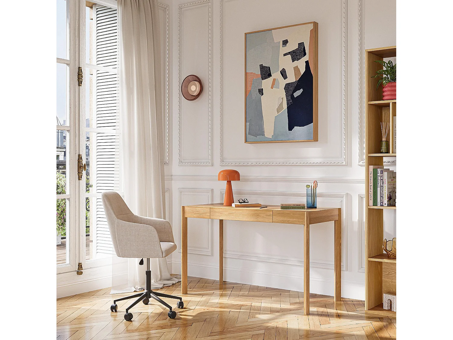 Bureau en chêne - Naturel - Design by Hélèna Pille
