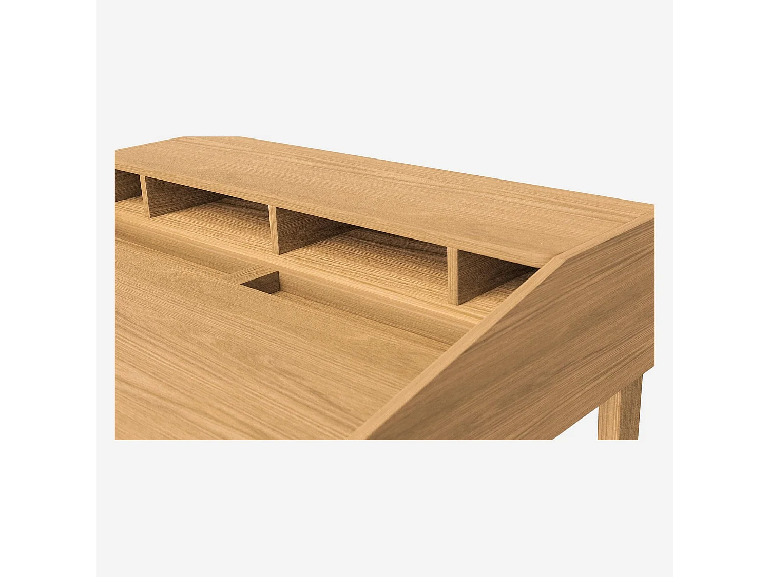 Habitat - Bureau en chêne - Naturel - Tania