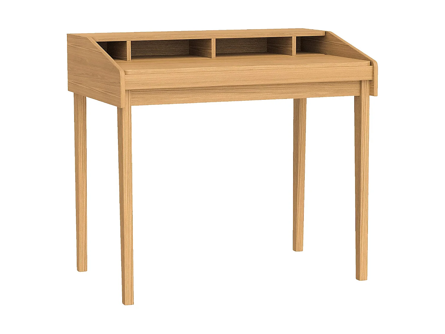 Habitat - Bureau en chêne - Naturel - Tania