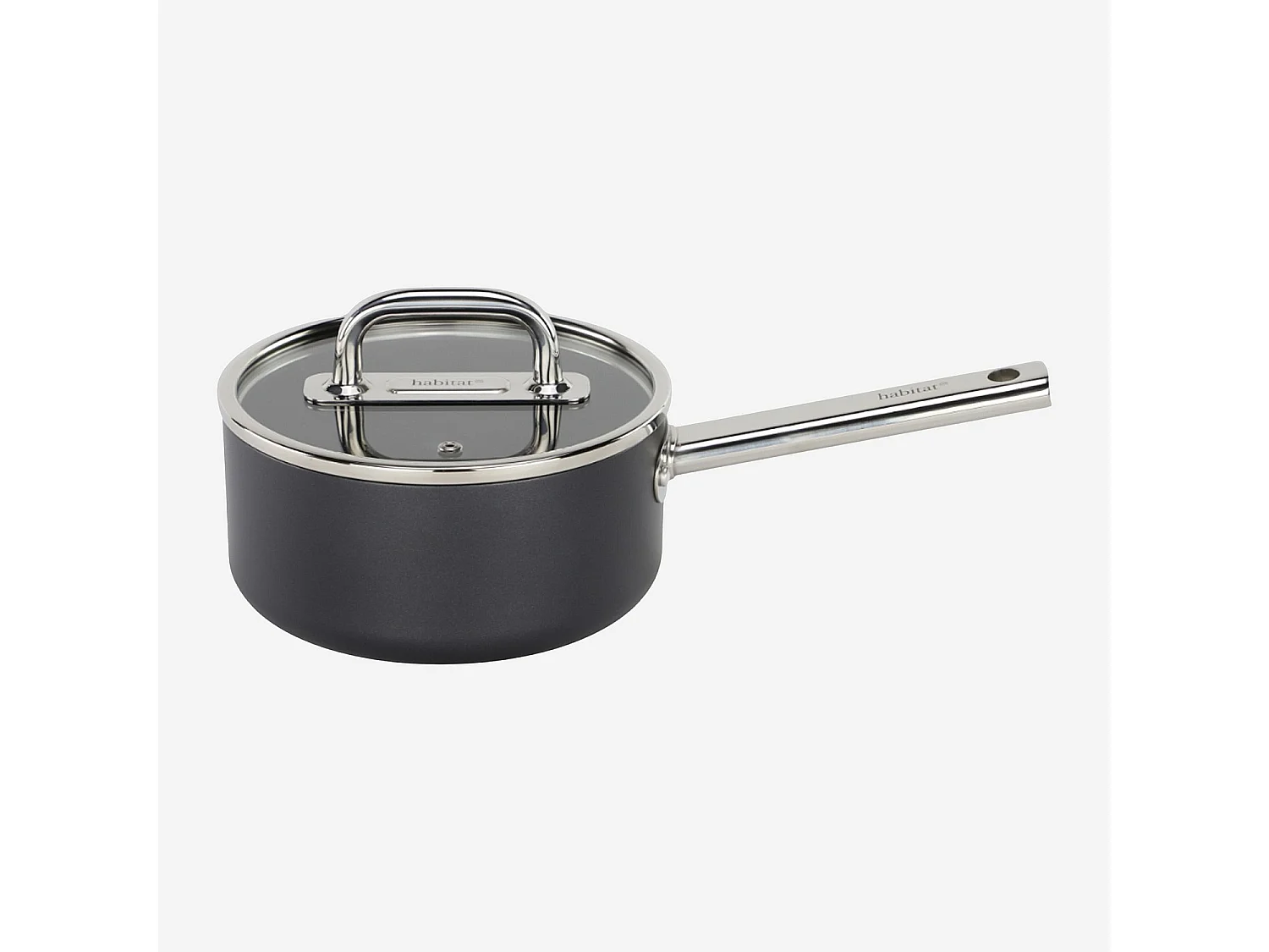Batterie de cuisine 9 pièces en aluminium et inox tous feux - Noir