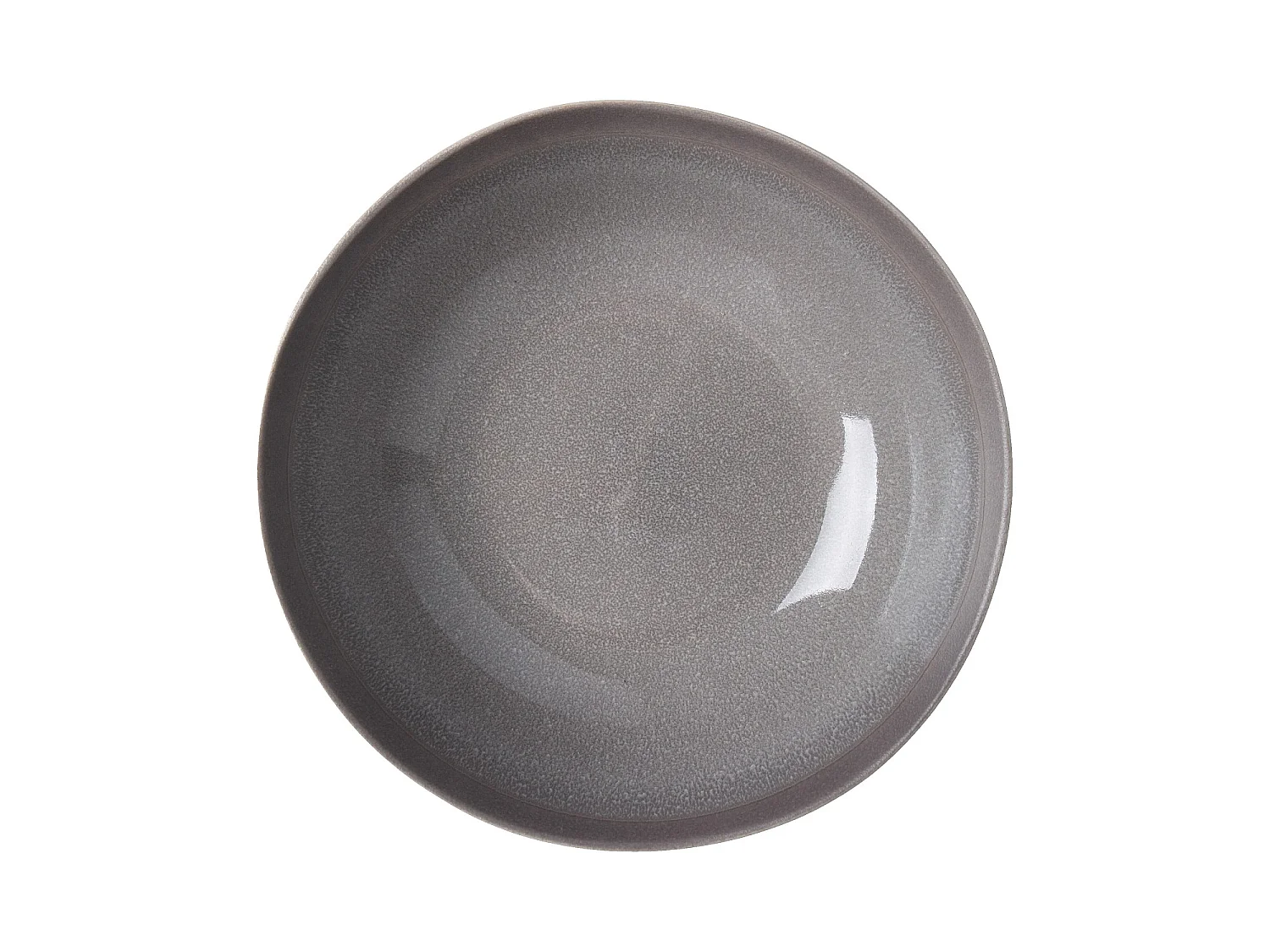 Habitat - Service de table 18 pièces en grès à émail réactif - Gris - Osaka