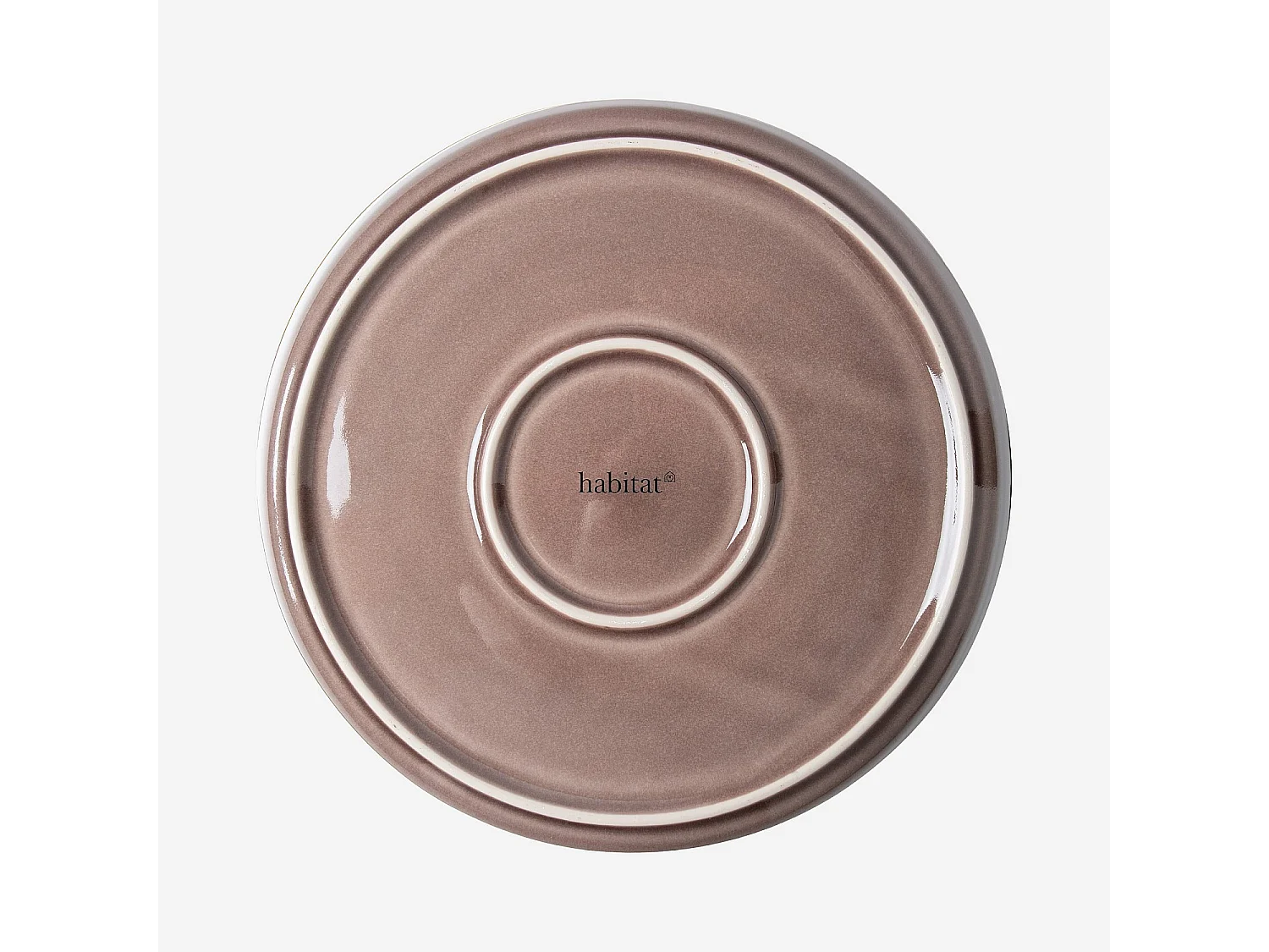 Service de table 18 pièces en grès à émail réactif - Marron glacé