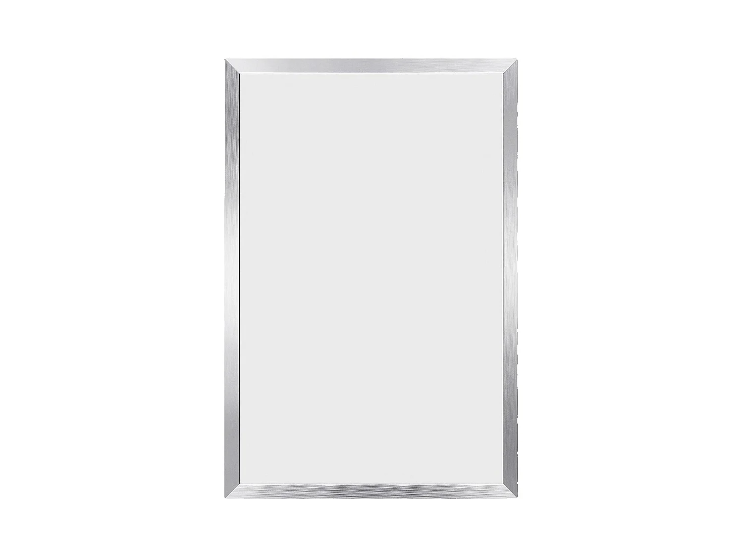 Habitat - Miroir rectangulaire en acier inoxydable - 80 x 120 cm - Chrome - Elyo