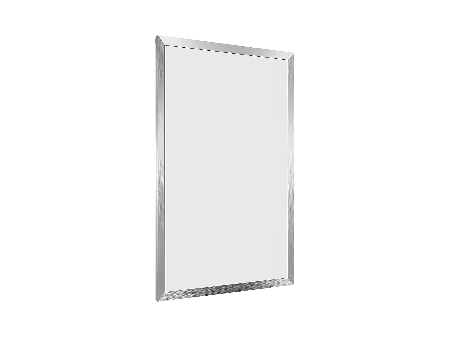 Habitat - Miroir rectangulaire en acier inoxydable - 80 x 120 cm - Chrome - Elyo