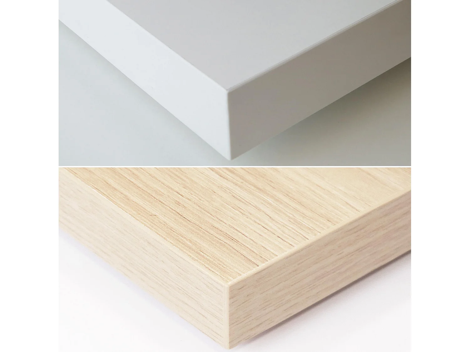 TV-Meubel, Lowboard, 207x50x37 cm, Voor tv's tot 80", Elektrische haard, LED, Wit en Eiken soft