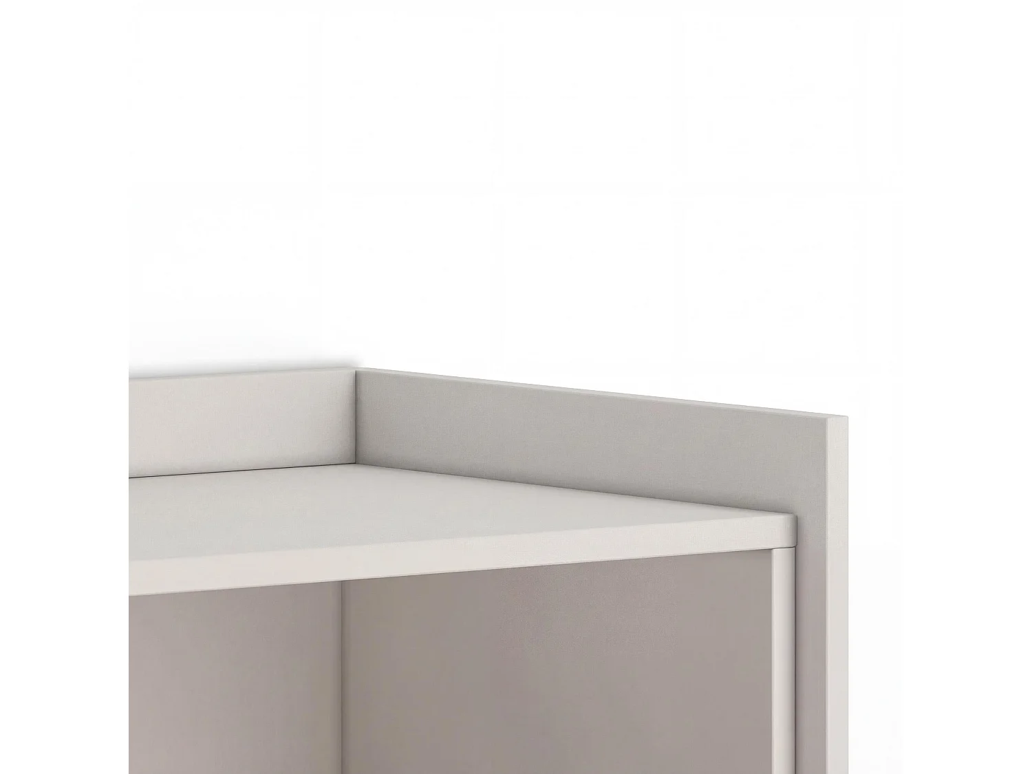 TV-Meubel, Lowboard, 207x50x35 cm, Voor tv's tot 80", Hangend, Beige