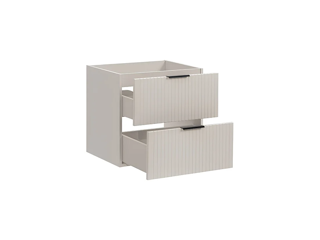 Set da bagno NOXERA 120 cm – Marrone Congo – piano per lavabo