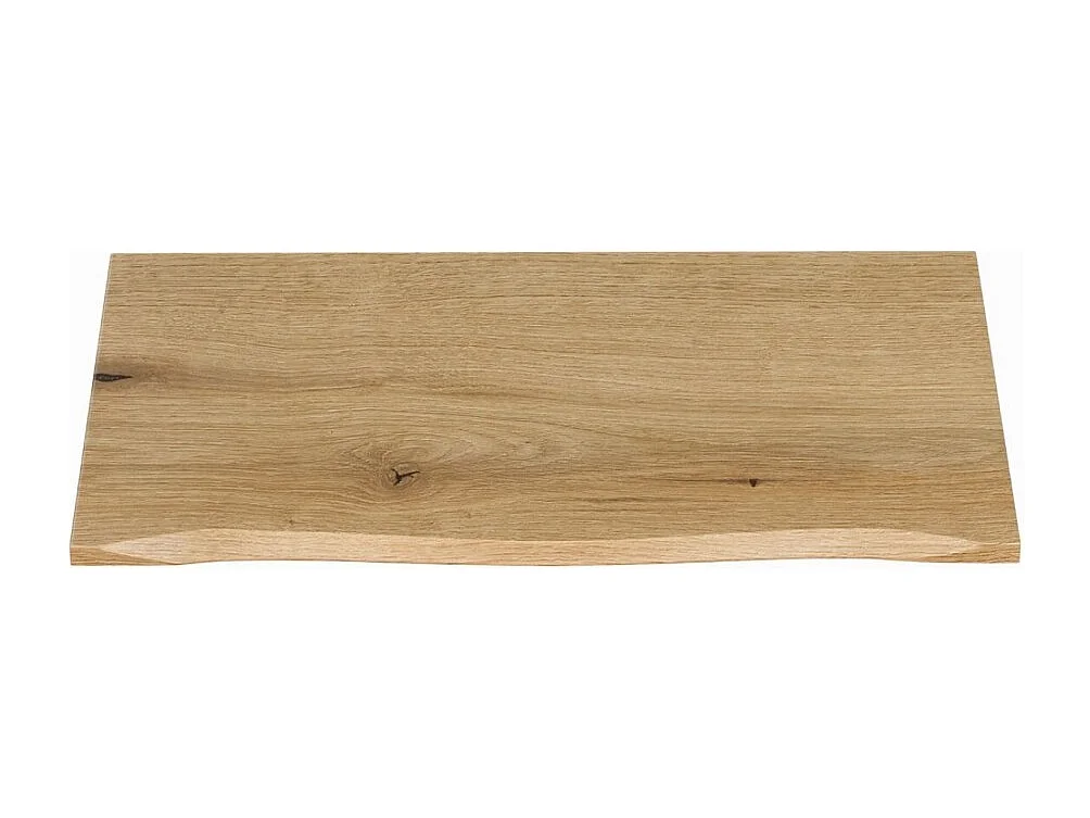 Ensemble VANO chêne clair 80cm : meuble sous vasque à tiroirs + plan pour vasque + vasque à poser rainurée blanche