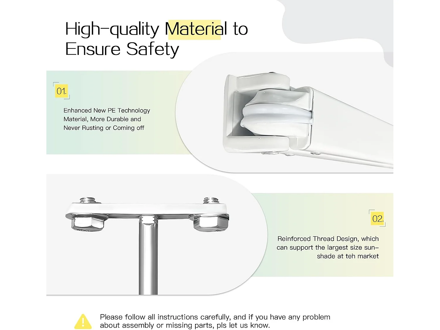 YODOLLA Toldo Brazo Articulado 400x250cm, Manual Con Inclinación (40-90°), Marco Aluminio, Resistente UV, Para Balcón & Terraza, Rayas Blanco-Gris