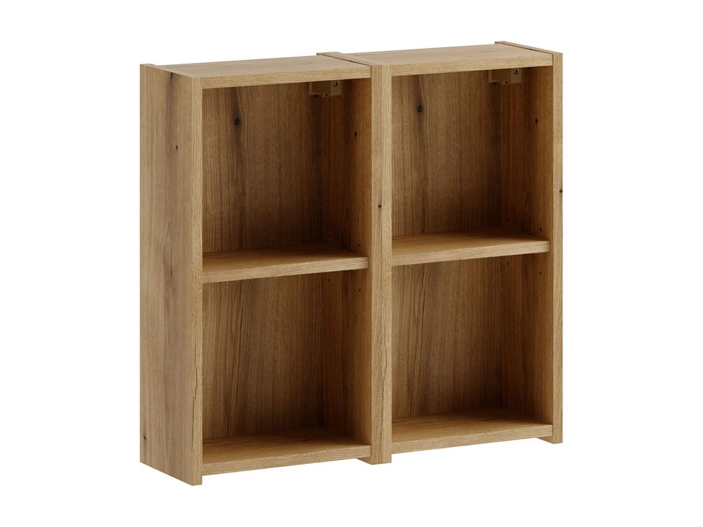 Meuble de rangement VANO 60 cm – meuble suspendu chêne clair avec niches ouvertes