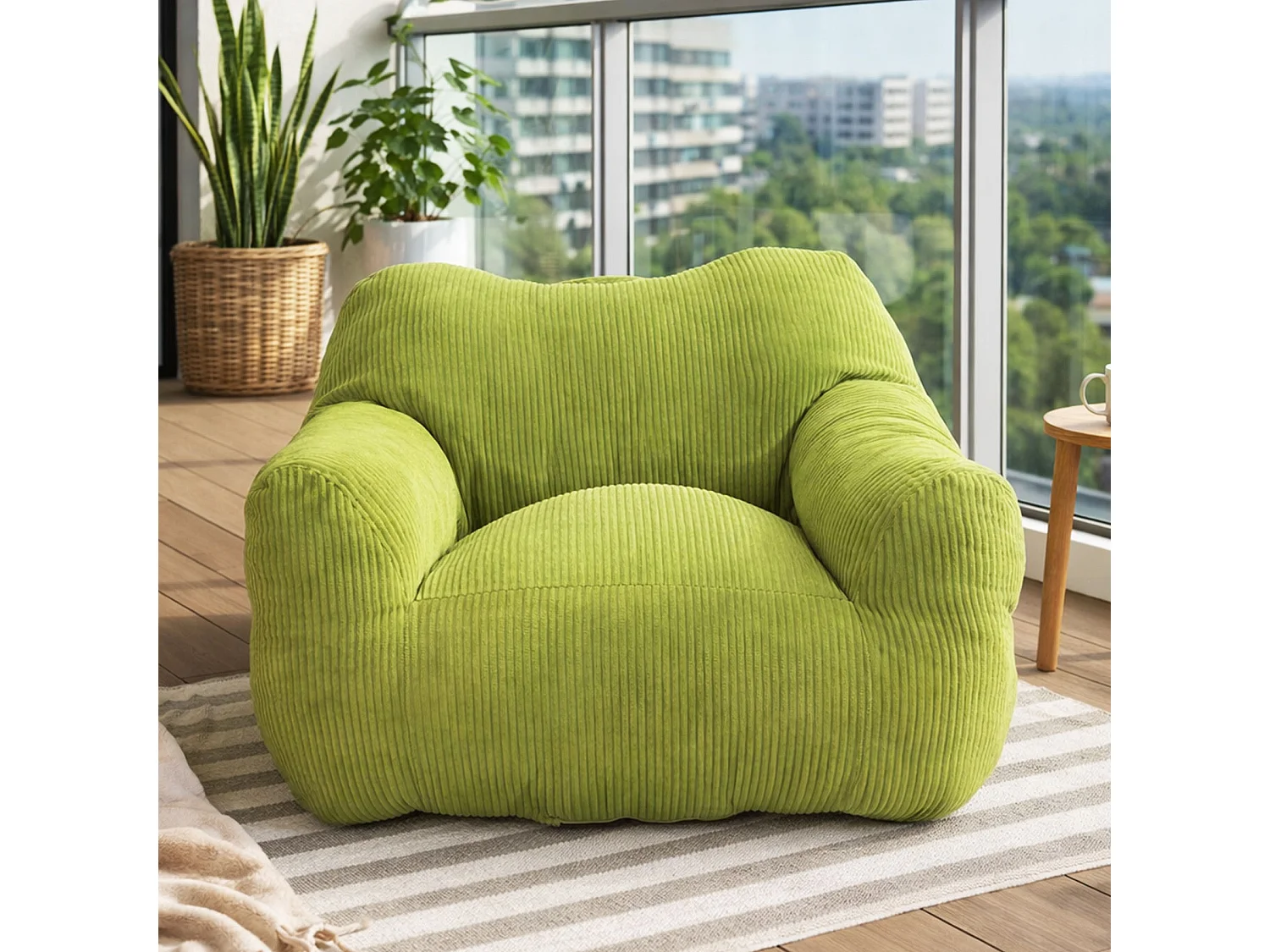 Fauteuil poire carré – Canapé poire cosy pour des moments de détente absolue