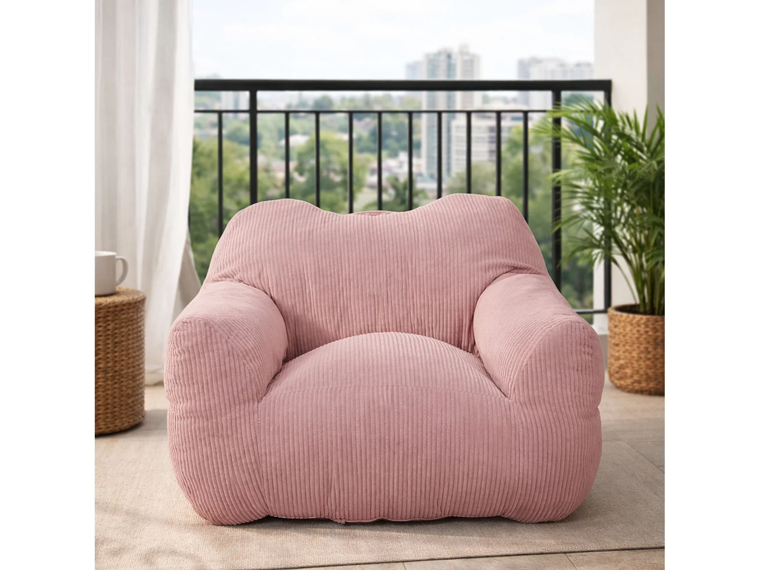 Fauteuil poire carré – Canapé poire cosy pour des moments de détente absolue
