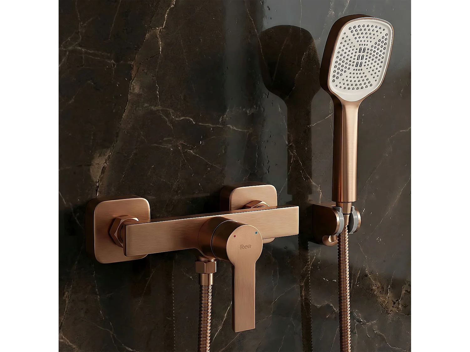 Torneira Para Chuveiro Rea Argus Brush Copper