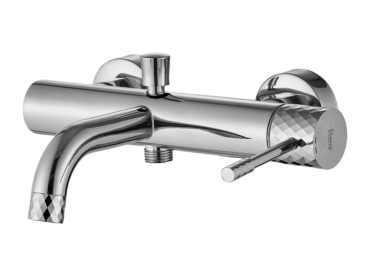 Rea Lungo Diamond badekarsarmatur krom