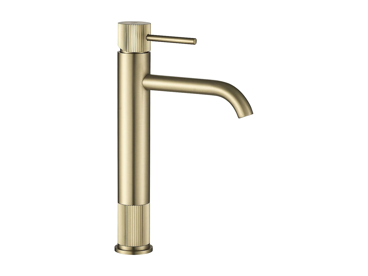 Robinet De Lavabo Rea Lungo Stripe High Brush Gold
