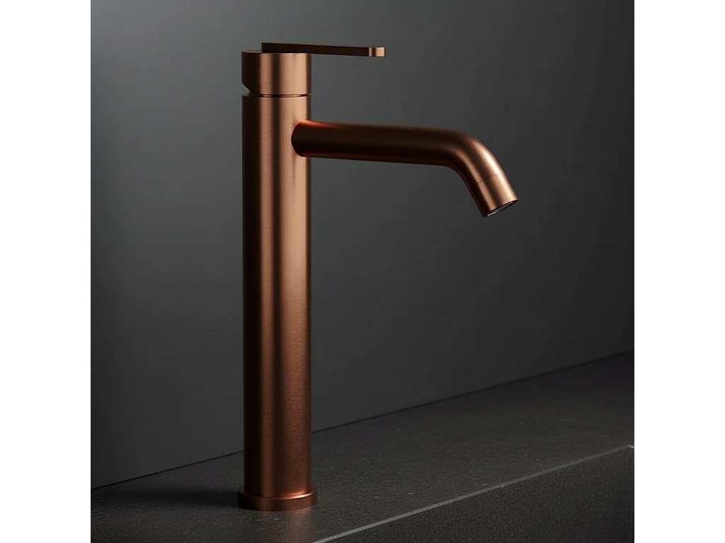 Robinet De Lavabo Rea Ontario High Brush Copper