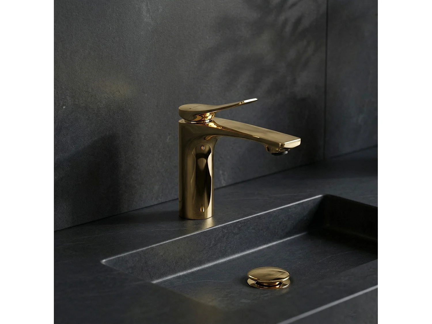 Robinet De Lavabo Rea Vision Low Premium Gold