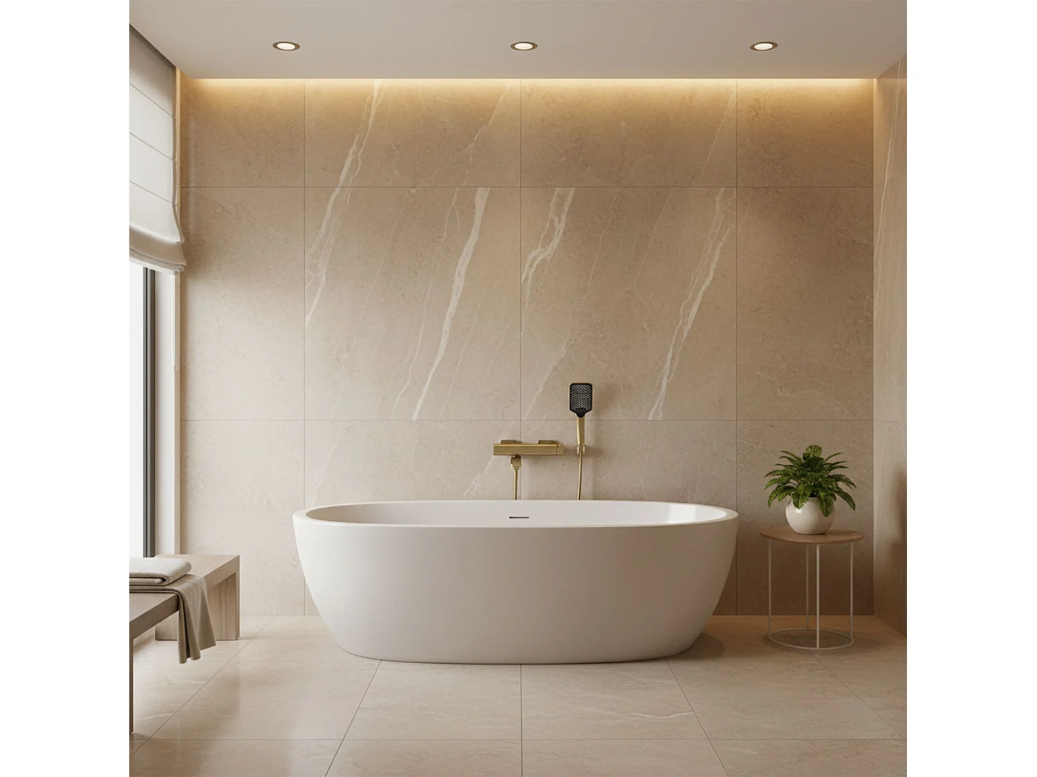 Badmengkraan Rea Arlo Brushed Gold