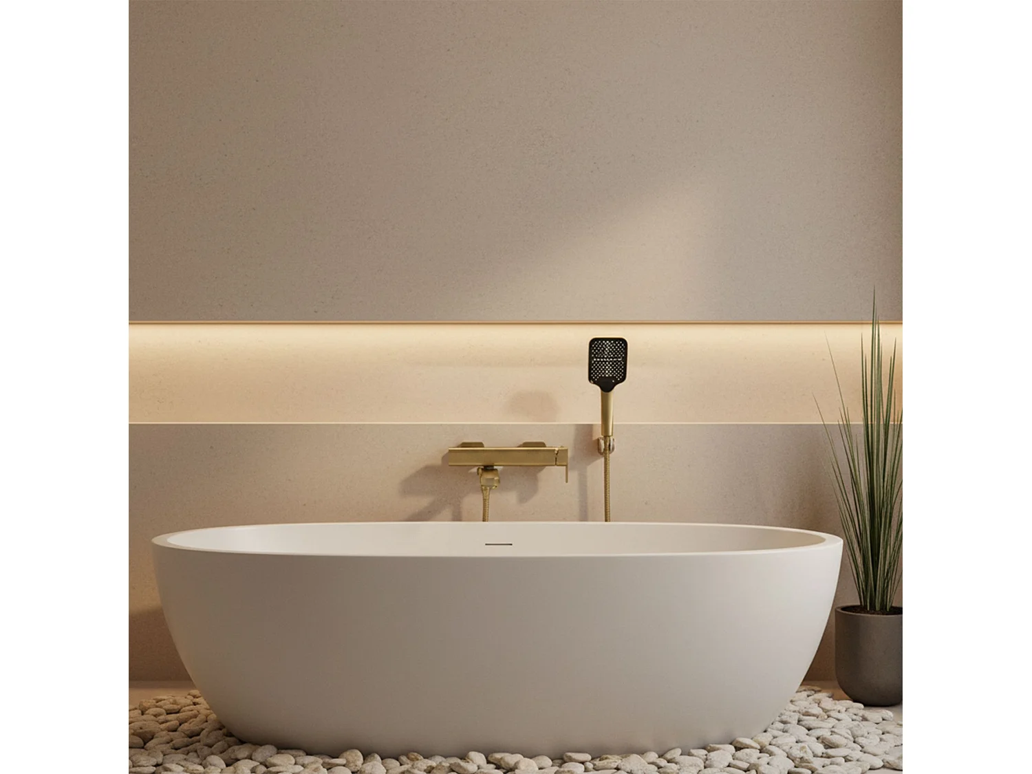 Badmengkraan Rea Arlo Brushed Gold