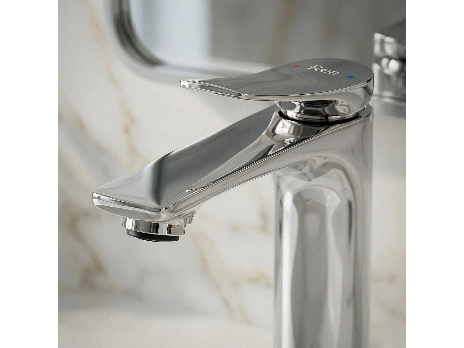 Robinet De Lavabo Rea Vision Low Premium Chrome