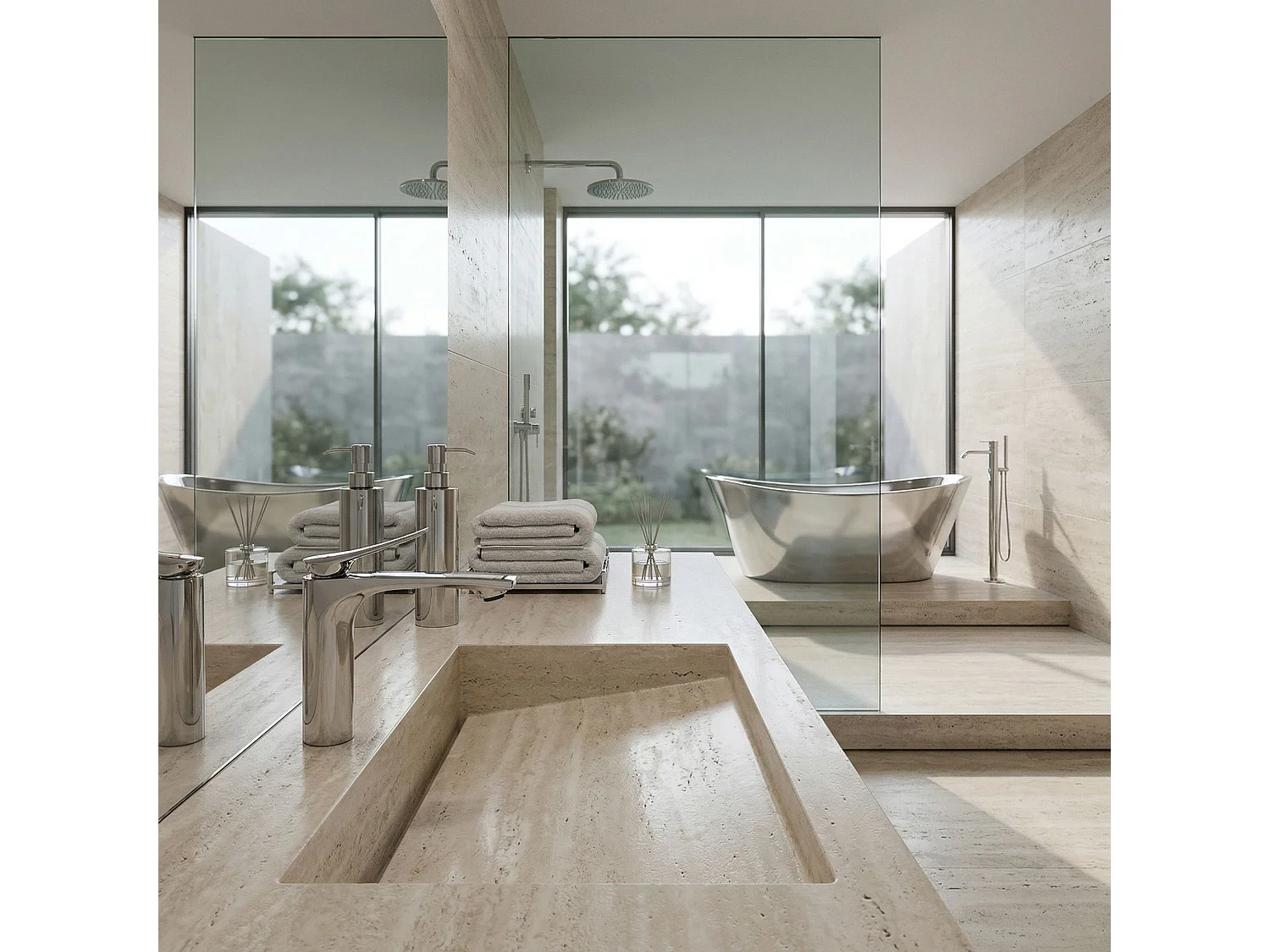 Robinet De Lavabo Rea Vision Low Premium Chrome