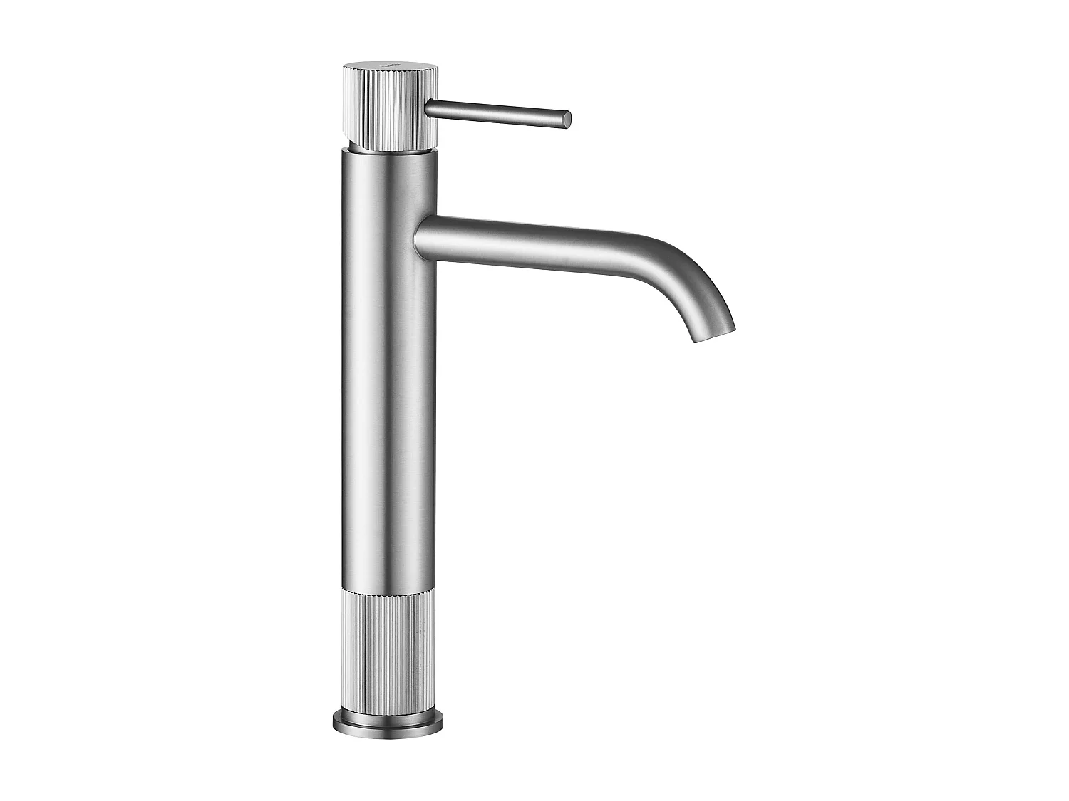 Robinet De Lavabo Rea Lungo Stripe Brush Steel