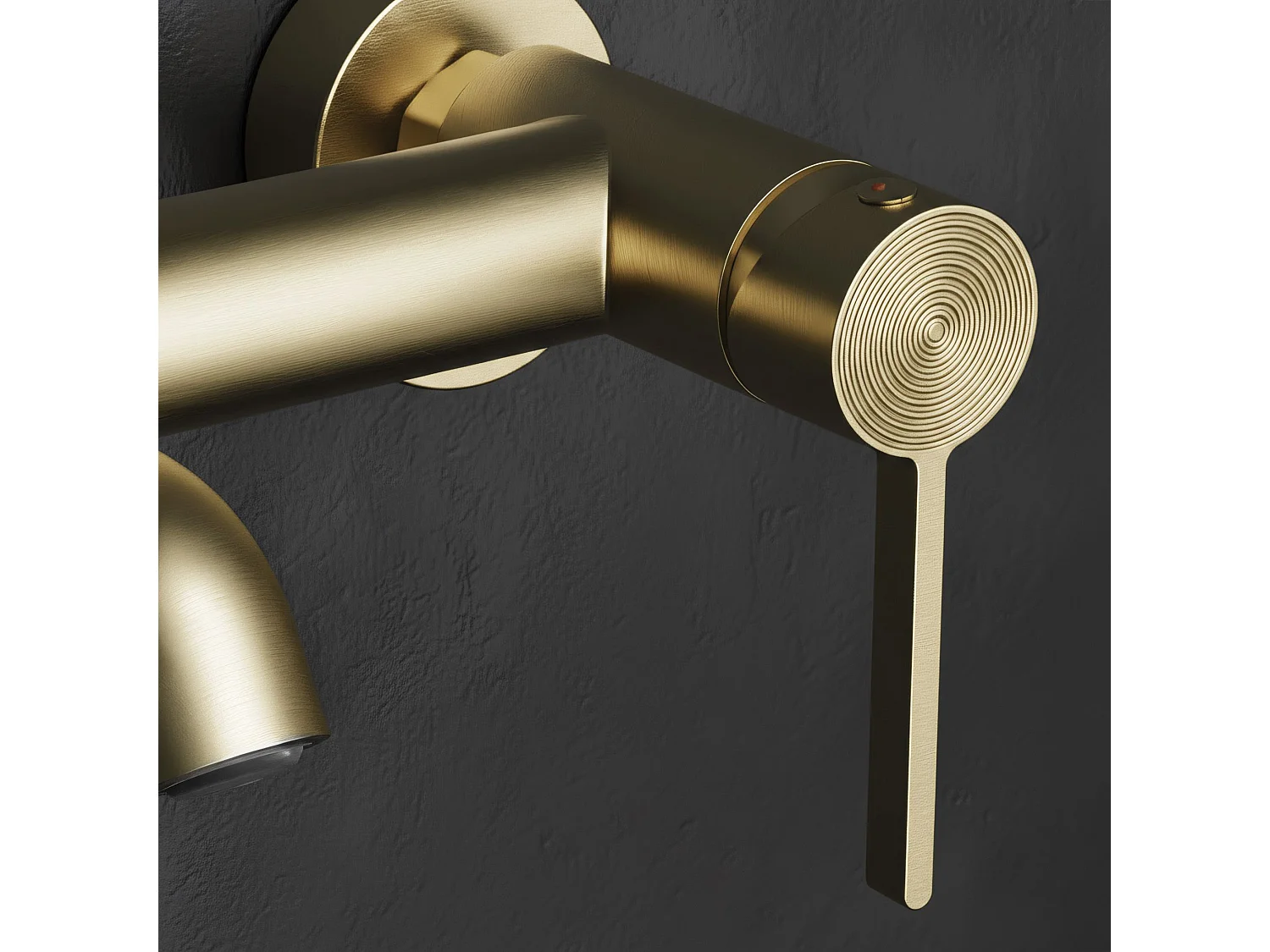 Badkraan Rea Foster Brush Gold