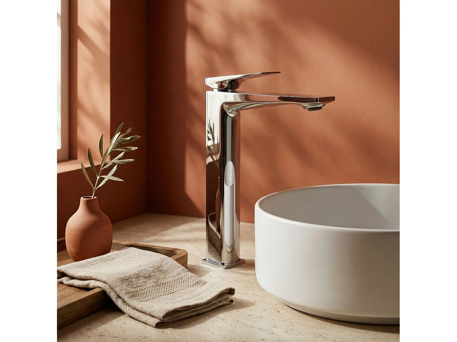 Waschbeckenarmatur Rea Prime High Premium Chrome