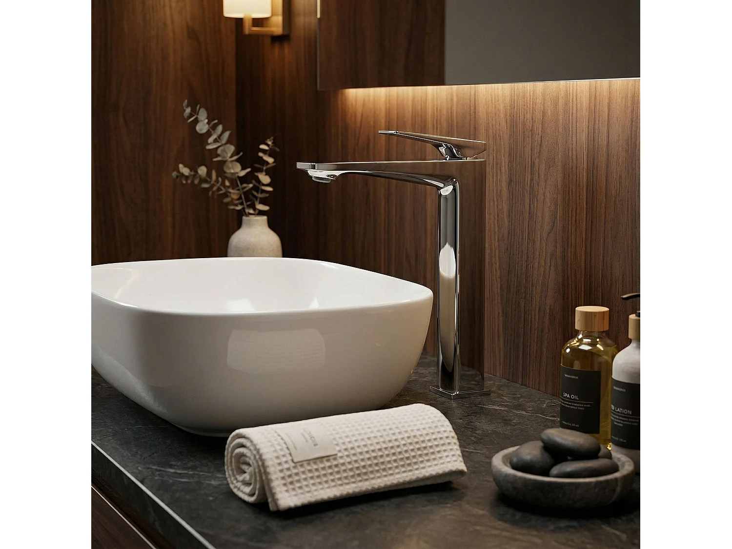 Waschbeckenarmatur Rea Prime High Premium Chrome